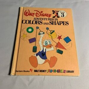Walt Disney 'Adventures in Colors and Shapes' - Volume 3 Children's Book